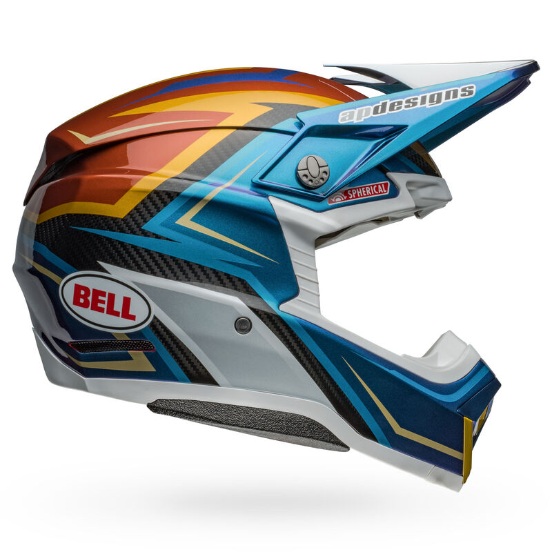 foto do capacete de motocross bell moto 10 spherical