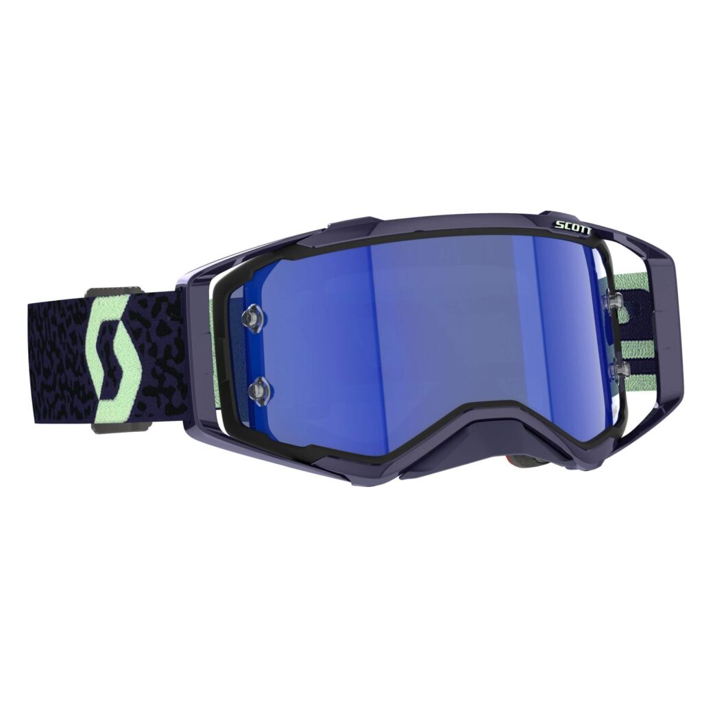 óculos para motocross scott prospect amplifier roxo, proteção UV 100%, lente anti-embaçante.