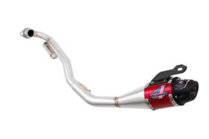 escapamento powercore 4 crf 230 vermelho, cano e ponteira pro tork powercore 4. para quem tem dúvida que qual o melhor escapamento para crf 230, o escapamento powercore 4 é um ótimo custo benefício.