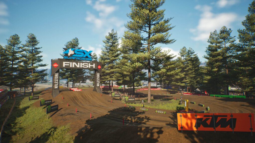 imagem de uma pista de motocross do jogo Monster Energy Supercross 25