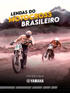 capa do documentário lendas do motocross brasileiro que conta a história do motocross no Brasil pelas décadas de 1970, 1980 e 1990.