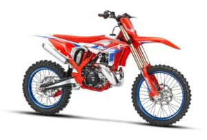 fotografia da moto de motocross Beta RX 350 2 tempos 2026 lado direito