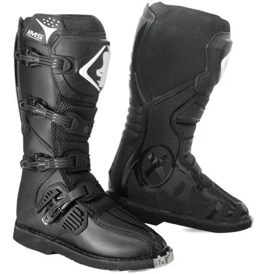 fotografia da bota de motocross IMS Pro cor preto