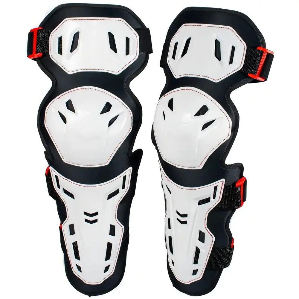 joelheira de motocross AMX Control adulto cor branco
